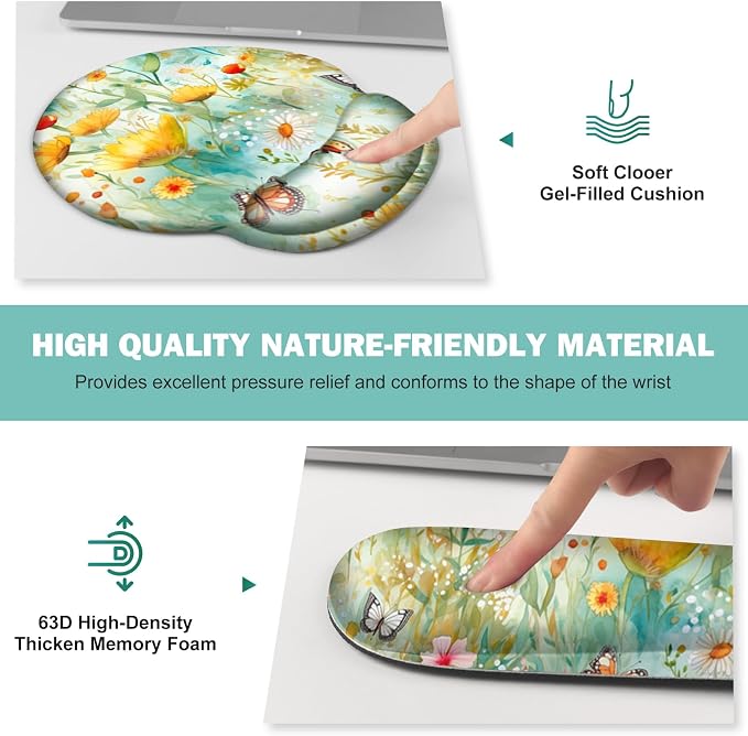 Gaming Mouse Pad, Large Desk Mat, Cute Desk Pad Protector 4in1 XXL Mousepad - Image 5