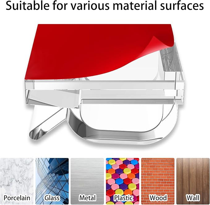 130 Pcs Cable Clips, Adhesive Cable Organizer Cord Holder Wire Clip Wire Management Self Adhesive Hooks Wire Holder for Office, Home(Transparent, 130PCS-Large) - Image 4