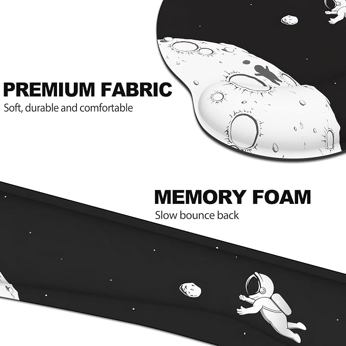 Ergonomic Mouse Pad with Wrist Rest and Keyboard Wrist Rest, Mousepad - Image 5
