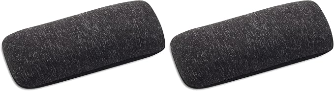 1InTheOffice Mouse Wrist Rest, Beaded Wrist Support Pad Ergobeads, Black (Pack of 2) by 1InTheOffice