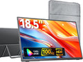 kksmart Portable Monitor for Laptop MacBook Surface PC Xbox PS5, Travel Monitor Second Screen for Laptop, HDMI USB-C VESA Compatible Built-in Speaker, 18.5 by Unknown
