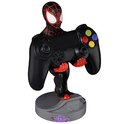 Exquisite Gaming Cable Guy - Marvel Spiderverse: Miles Morales Spiderman - Charging Controller and Device Holder - Toy - Xbox 360 - Image 11