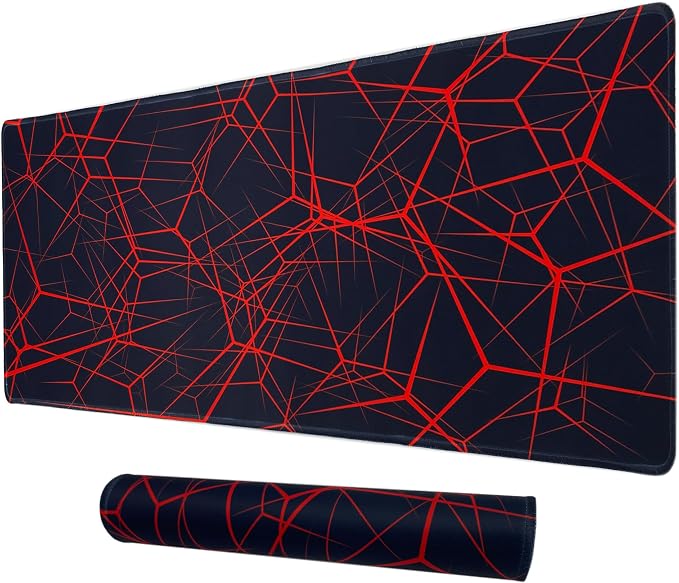 Professional Large Mouse Pad,31.5 x 11.8 in Extended Gaming Mouse Pad,Smooth Lycra Fabric,Non-Slip Rubber Base,Precision Stitched Edges, for Work,Gaming,Writting & Home-80x30 Hongnet by Cmhoo