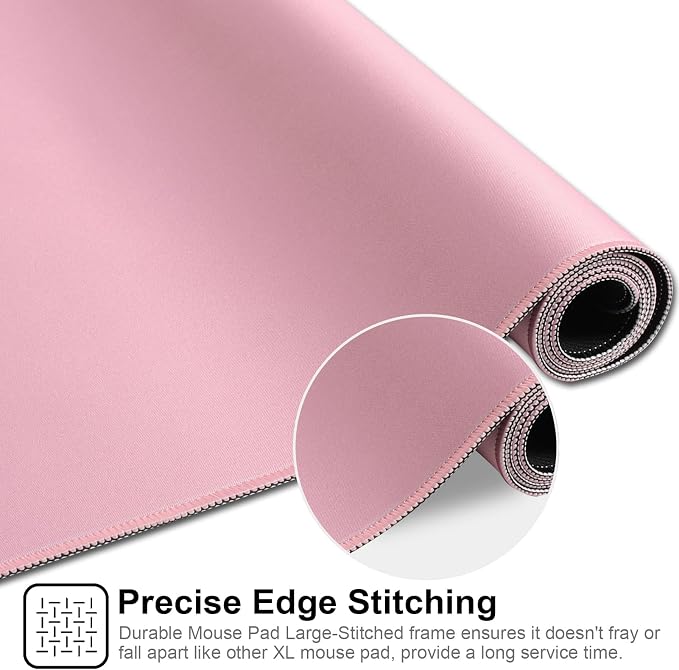 XXL Gaming Mouse Pad 35.4x15.7 Professional Large Mouse Pad & Computer Game Mouse Mat-90x40 Pinkus - Image 5