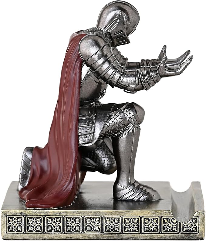 Windbreaker Soldier Knight Pen Holder Personalized Desk Accessory Iron - Image 8