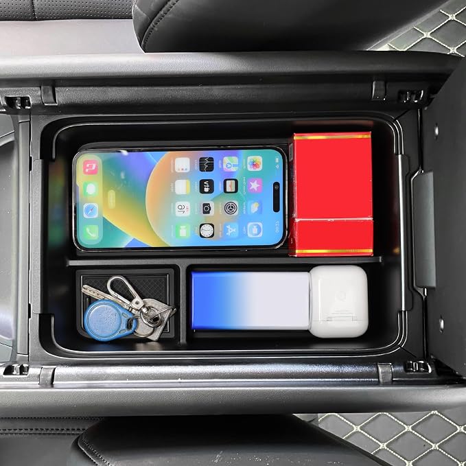 LUCKEASY Armrest Box Compatible with Hyundai Santa Fe 2024 2025 2026 - Image 3