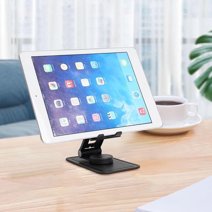Gamepad Circuit Version Square Base Swivel Phone Stand 3"*6"- Lightweight, Foldable, and Durable with Two Adjustable Hinges - Image 6