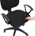 Smiry Stretch Printed Office Computer Desk Chair Seat Covers | Stretch Fit, Soft Fabric Universal Rotating Chair Cover, Washable Removable, Anti-Dust Seat Cushion Protector by Smiry
