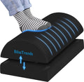 BlissTrends Foot Rest Under Desk, Foot Stool with 2 Adjustable Heights | Comfortable Footrest with Washable Cover for Car,Home and Office to Relieve Back,Lumbar,Knee Pain(XX-Large, Black) by BlissTrends