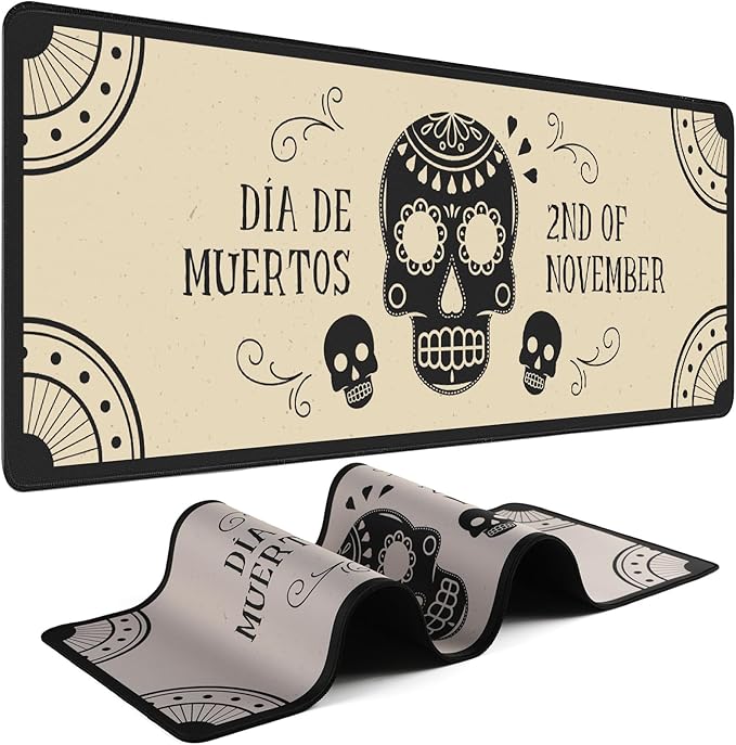 Gaming Mouse Pad - (31.5"×11.8") Skull Large Mouse Pads for Desk - Desk Mat for Keyboard and Mouse with Non-Slip Base, Desks Pad Matfor Game/Office & Home by Unknown