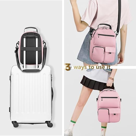 FOREGOER Carrying Case for Meta Quest 3/Oculus Quest 2, Hard Travel Storage Case Compatible with Meta Oculus Quest 2 Headset, Quest Pro and Accessories, VR All-in-One Gaming Headset (Pink) - Image 5