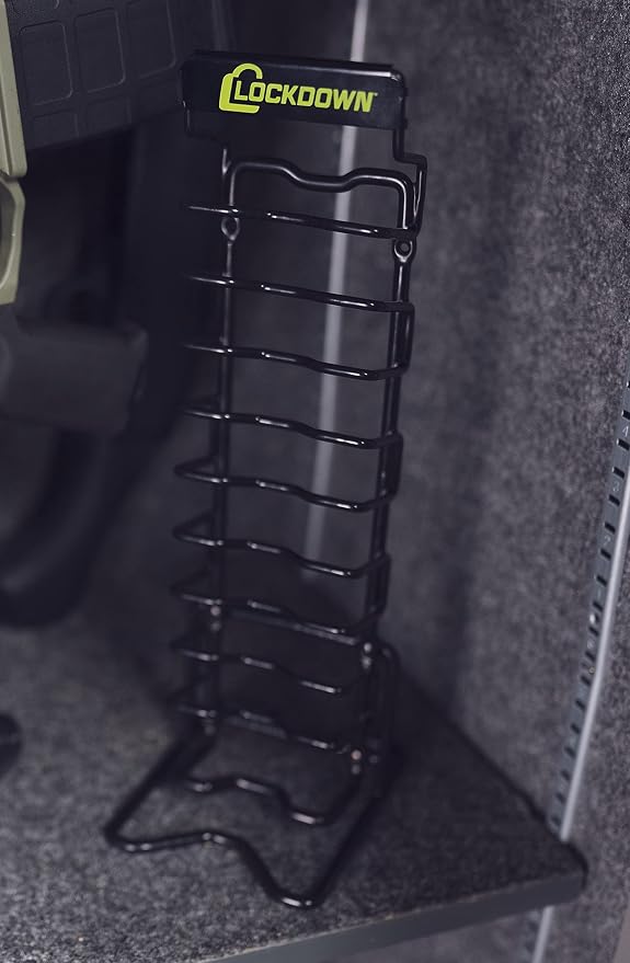 Lockdown Magazine Rack with Vinyl Coating and Steel Frame for Gun Vault Organization, Storage and Security - Image 4