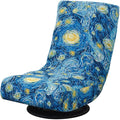 Swivel Reclining Folding Floor Gaming Chair Cover Printed Lazy Boy Chair Slipcover Lounge Folding Sofa Seat Covers for Teens and Adults, 05 by Lussenwert
