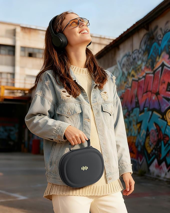 Headphone Case Hard Shell for Bose Quietcomfort/Skullcandy/JBL Tune 720BT/520BT/510BT/Live 770NC/460NC, Super-Slim Upgrade PU Pocket Over-Ear Headset Universal Portable Travel Organizer Bag - Image 6