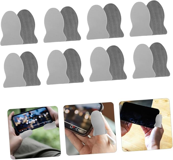 TEHAUX 10pcs Gaming Finger Sleeves Breathable Mobile Game Gloves for Enhanced Sensitivity and Precision Racing Fighting Games Stylish Thumb Protectors Compatible All Touchscreen Devices - Image 7