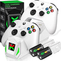 Controller Charger Station with 2x5520mWh Rechargeable Battery Packs for Xbox One/Series X|S,Dual Charging Dock for Xbox One Controller with 4 Battery Covers by NinABXY-VideoGameAccessories