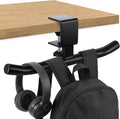 Geelin Bag Hook for Desk Table Heavy-Duty Backpack Hanger Clamp On Purse Holder Adjustable Under Desk Bag Hook for Headphones Handbag Hanger for Classroom Dorm Back to School(Black) by Geelin