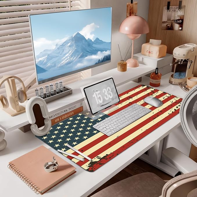 Mouse Pad Gaming - Desk Mat for Keyboard and Mouse - Large Mouse Pads for Desk, Gaming Mousepad with Non-Slip Base, Desks Pad (31.5" X 11.8") for Game, Office and Home - Image 7