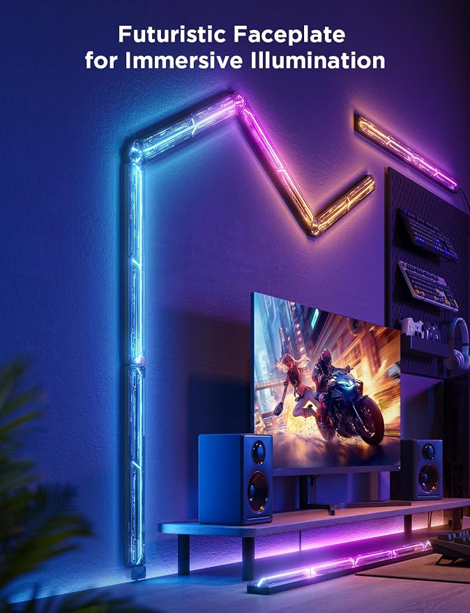 Govee Gaming Wall Light, RGBIC Glide Wall Light - Image 3