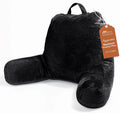 Sasttie Reading Pillow for Bed, Back Pillow for Sitting Up, Black by SASTTIE
