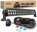 Nilight LED Light Bar 22 Inch 120w Flood Spot Combo Driving Lights 12V 5Pin Rocker Switch 16AWG Wiring Harness Kit for Trucks SUV ATV UTV 4x4 Van Camper by Nilight