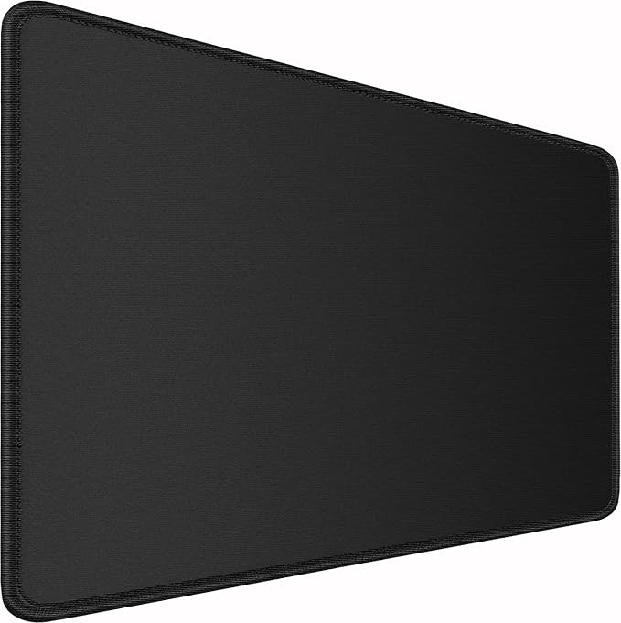 Large Mouse Pad, 35.42x15.7 inch Large Gaming Non-Slip Mousepad Rubber Base | Mouse Pad Gaming, Water Resist Computer Keyboard Mouse Mat Long Desk Mouse Pad for Work & Gaming, Office & Home, Black by Naukay