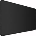 Large Extended Gaming Mouse Pad, Water Resist Non-Slip Mousepad Rubber Base | Mouse Pad Gaming, Long Desk Mouse Pad with Stitched Edges, Computer Keyboard Mat for Gaming, Office, 31.5 x 11.7 in, Black by Naukay