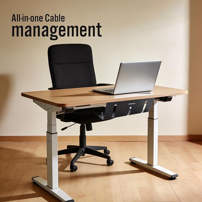 Under Desk Cable Management Tray,17" Cable Organizer,Power Strip Holder - Image 4