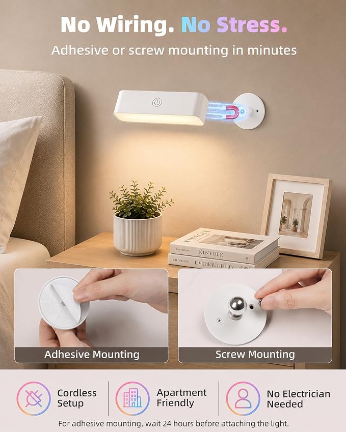 EZVALO Wireless RGB Light Bars, Rechargeable LED Mood Lights with Remote - Image 8