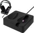 GEEKRIA Headphones Charging Stand for Logitech G733 Lightspeed Wireless Gaming Headset, 3D Printed Resin Magnetic Dock, Gaming Headset Base (Black) by GEEKRIA