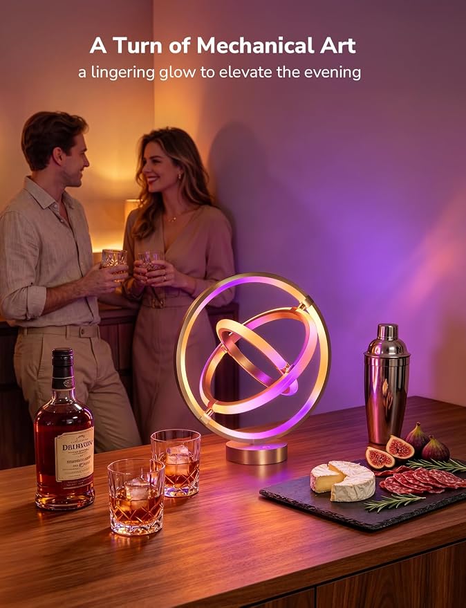 Lepro TB1 AI Smart Table Lamp, RGB+IC Addressable Color Changing Desk Lamp - Image 2