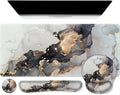 iCasso Grey Marble Mouse Mat 35.4"x15.7", Computer Pad for Teacher by iCasso