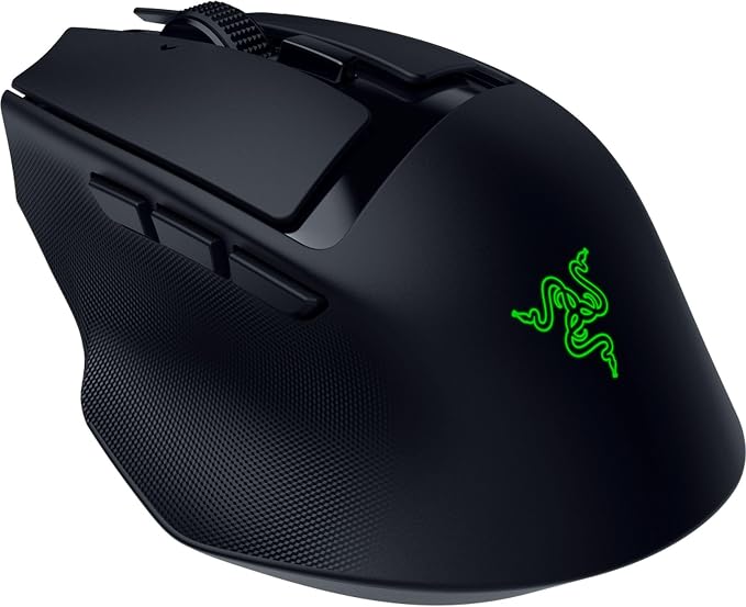 Razer Basilisk Mobile Portable Ergonomic Wireless Gaming Mouse, Black - Image 11