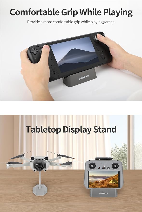 Desktop Handheld Game Console Holder with Anti-Slip Silicone Pad Tablets Stand Game Machine Stand for Msi Claw/Rog Ally/Steam Deck/Switch/DJI RC 2/1/RC-N2/1/RC PRO - Image 7