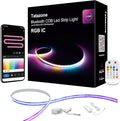 Tatazone 6.56ft Bluetooth RGB+IC COB Led Strip Light with App, Chasing COB Light Strip, Segmented Control, Music Sync, Color Changing Led Lights for Home Decor, Gaming, Cabinet, Desk by Tatazone