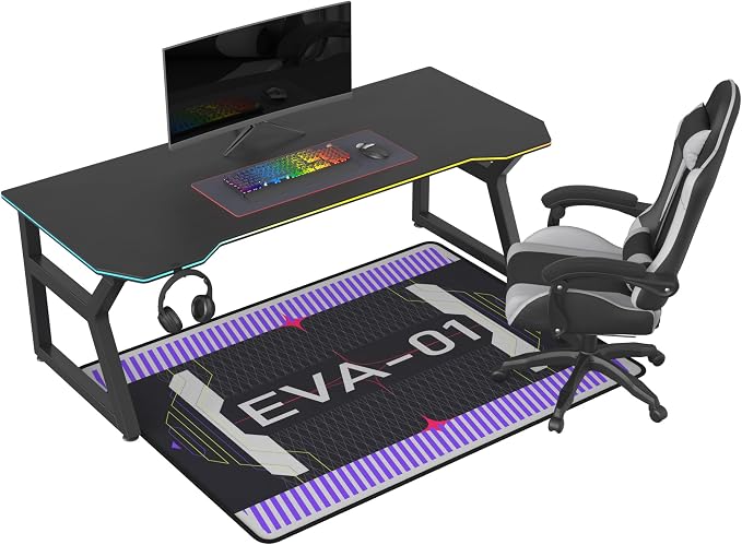 Neon Genesis Evangelion Non-Slip Floor Chair Mat 35"×47" for Gaming Chair Mat - Image 3