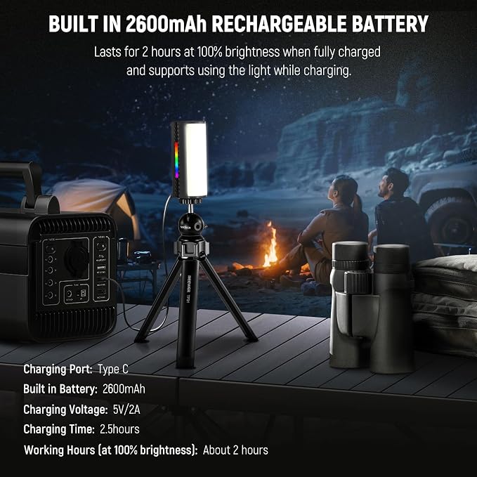 NEEWER TL97C Magnetic Handheld Light Wand with App Control - Image 8