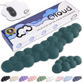 Cloud Keyboard Wrist Rest – Create-ables Qloud Cloud Wrist Rest for Computer Keyboard and Mouse, Ergonomic Memory Foam Wrist Pad with Non-Slip Base, Includes Cloud Mouse Pad – Dark Teal by Create-ables