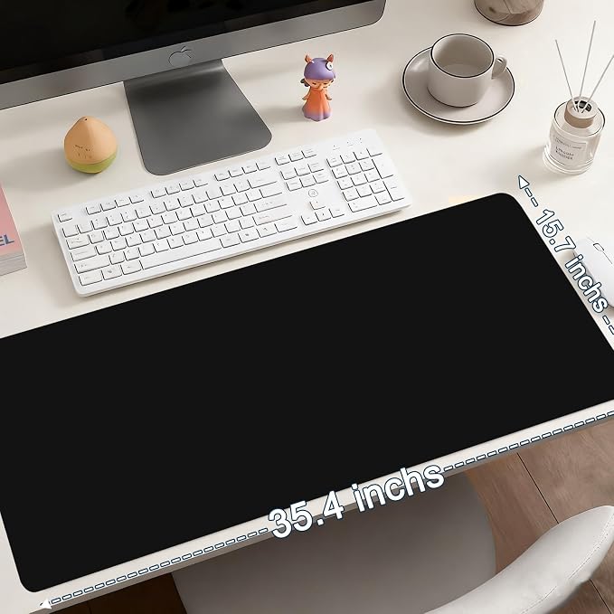 Mouse Pad Gaming - Desk Mat for Keyboard and Mouse - Large Mouse Pad for Desk, Mousepad (35.4" X 15.7") with Non-Slip Base, Desks Pad Mat Office and Home - Image 6