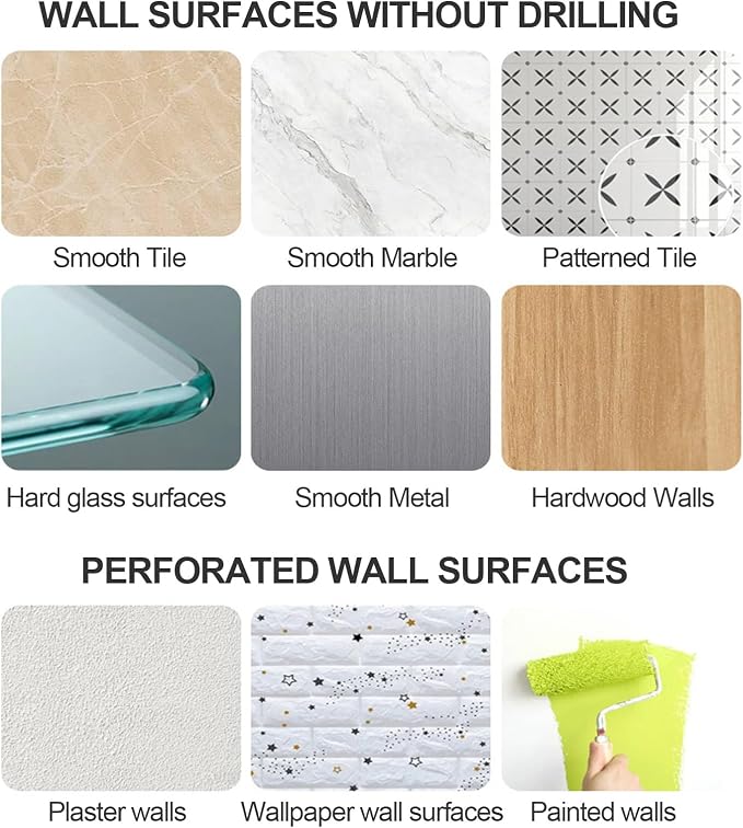 Gaming Pinboard, Desk Wall Organizer,Modular Wall Shelving For Gaming Rooms,White Plastic Desk Mounting Board,No-Drill Storage Rack For Gaming Rooms,Kitchens(35.4x11.8in) - Image 4