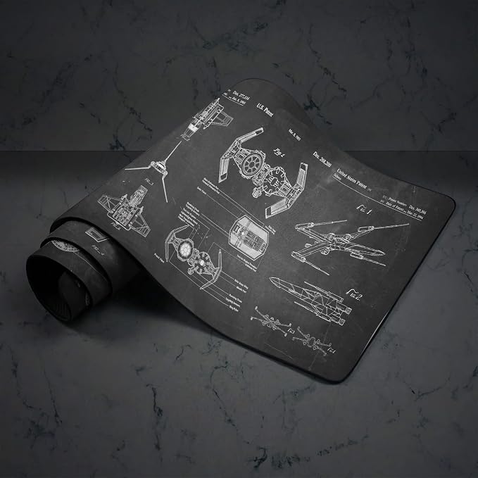 Spaceship Space Mouse mat, Sci-fi Control Console Display Desk Mat, Large Mouse pad for Desk, Gamer Mouse pad, Laptop Pad Mat, Gaming Accessories, Computer Accessories, Gaming Room Decor, SciFi Gift - Image 3