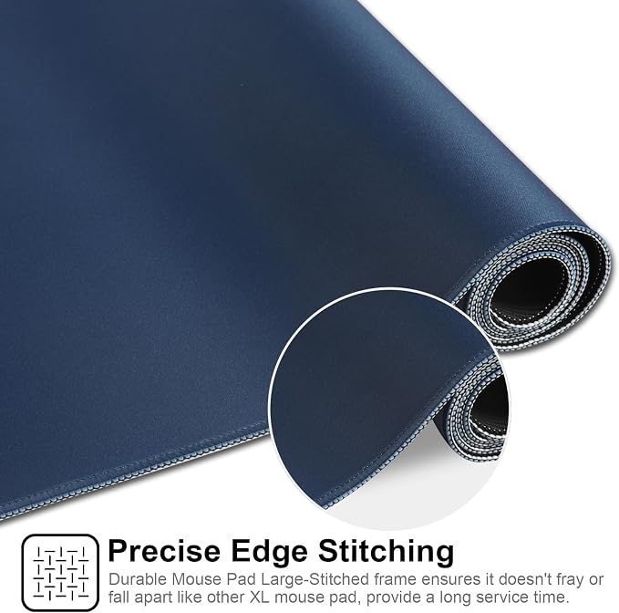 XXL Gaming Mouse Pad 35.4x15.7 Professional Large Mouse Pad & Computer Game Mouse Mat-90x40 Darkblueus - Image 4