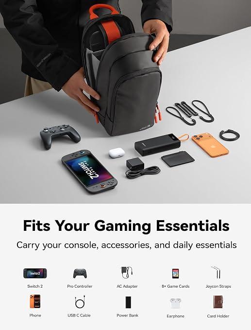 JSAUX Sling Bag for Switch 2, Steam Deck and ROG Xbox Ally X - Image 3
