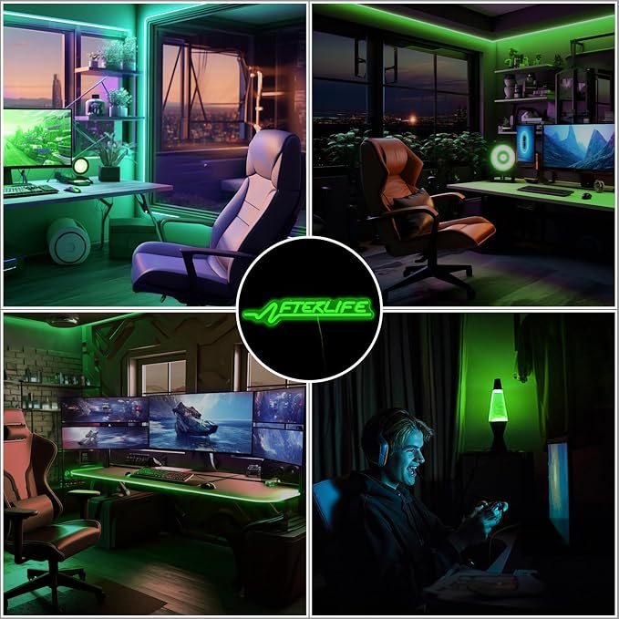 Cyberpunk Neon Sign Game Led Sign for Wall Decor Shooting Games Neon Light for Gaming Room Man Cave Bedroom Decoration Cool Neon Light Sign for Teen Boys - Image 7