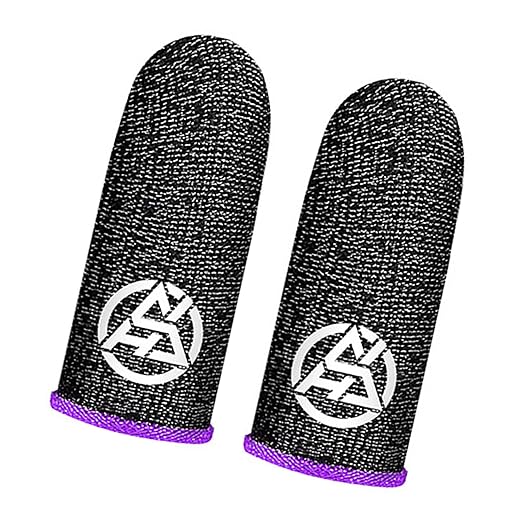 Flexible Gaming Finger Gloves Protectors with Ventilated Fabric Perfect for Shooters Competitive 2pcs Wicking Finger Sleeves by Unknown