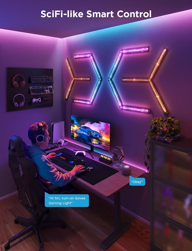 Govee Gaming Wall Light, RGBIC Glide Wall Light - Image 5