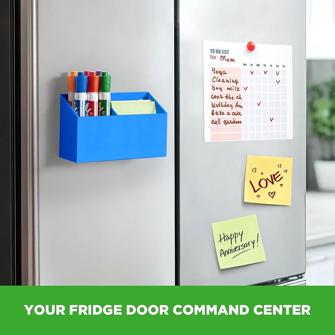 Acrylic Magnetic Pen Holder for Whiteboard,Fridge, School Supplies - Image 5