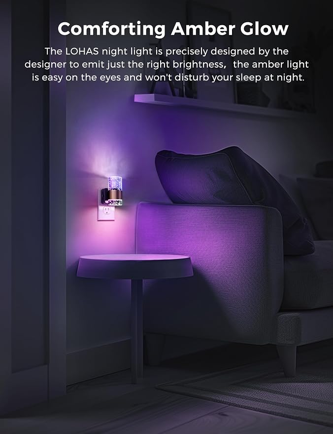 L LOHAS LED Night Lights Plug into wall,Color Changing Night Light - Image 5
