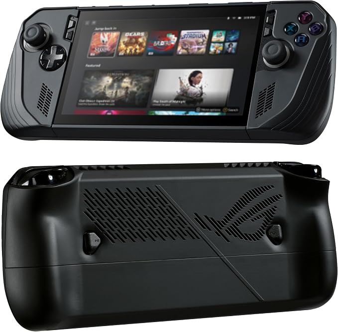 UYIYE Case for ROG Ally X 2024,Anti-Slip Rubber Protective Shell, Black by Unknown