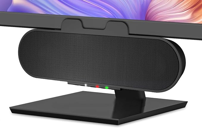 Cyber Acoustics CA-2890PRO USB and Bluetooth Speaker Bar, 20W, Speakerphone by CyberAcoustics
